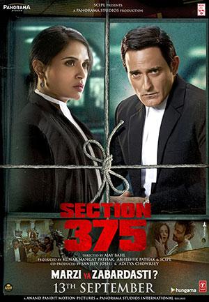 Section 375 (2019) Hindi Full Movie 480p [350MB] | 720p [1GB] | 1080p [4.3GB] | 1080p [8.8GB]